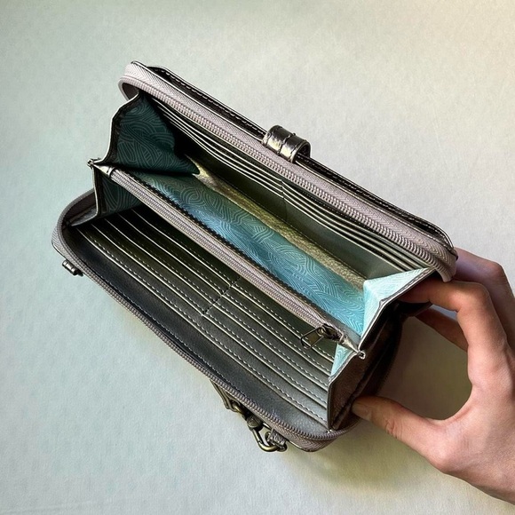 The Sak Metallic Leather Wristlet - Picture 4 of 4